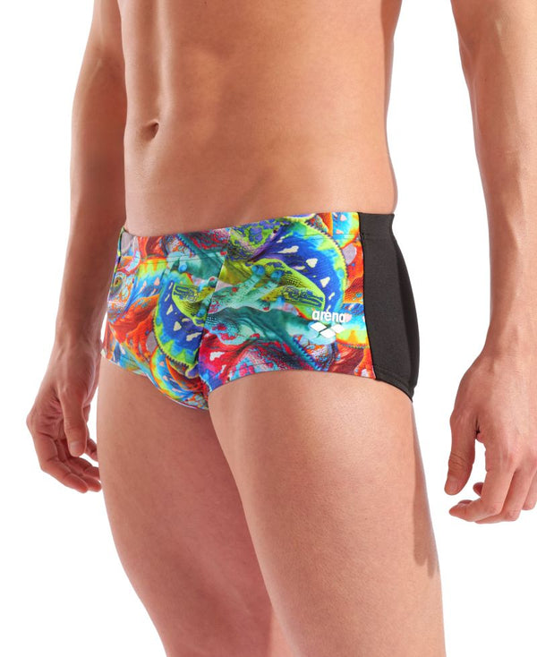 COSTUME ARENA UOMO ALTO NUOTO PISCINA SWIM LOW WAIST SHORT TRUNK IGUANA