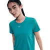 T SHIRT DONNA MAGLIA NIKE ONE CLASSIC DRI-FIT WOMAN TEE AZZURRA