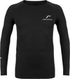 MAGLIA TERMICA REUSCH BAMBINI MANICA LUNGA UNDERSHIRT JUNIOR WARM NERO