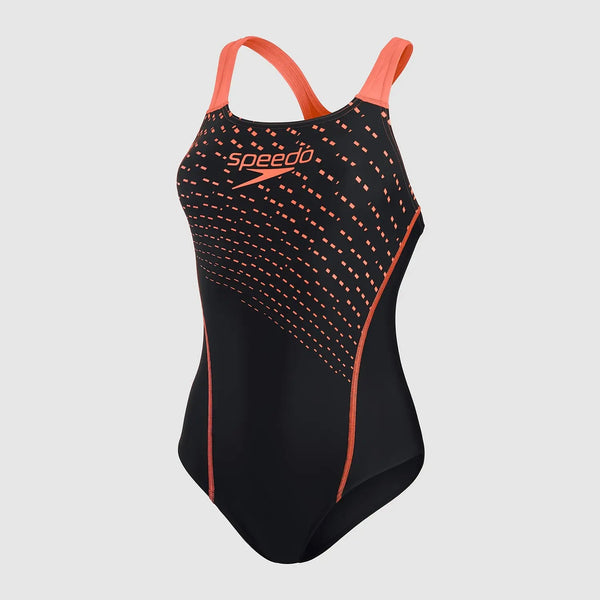 COSTUME DONNA PISCINA SPEEDO NUOTO INTERO NERO