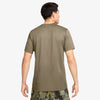 T SHIRT NIKE MAGLIETTA FITNESS UOMO SWOOSH CAMO VERDONE