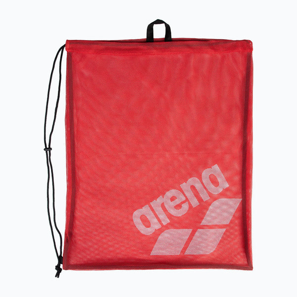 SACCA RETATA ARENA BORSA PISCINA TEAM MESH GO PORTA ACCESSORI NUOTO ROSSA