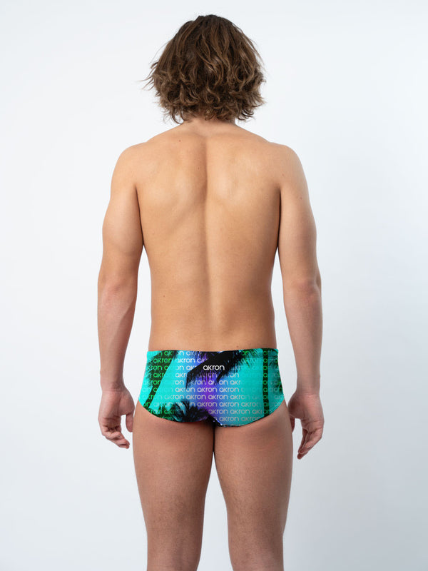 COSTUME AKRON UOMO ALTO TRUNK NUOTO PISCINA SWIM FANTASIA MIAMI