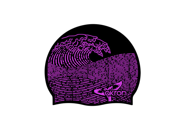 CUFFIA PISCINA AKRON SILICONE SWIM CAP CUFFIE NUOTO CAP BORA