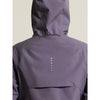 GIACCA RUNNING IMPERMEABILE CRAFT OUTDOOR DONNA CON CAPPUCCIO LILLA
