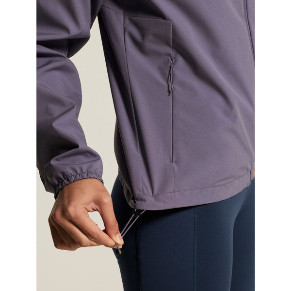 GIACCA RUNNING IMPERMEABILE CRAFT OUTDOOR DONNA CON CAPPUCCIO LILLA