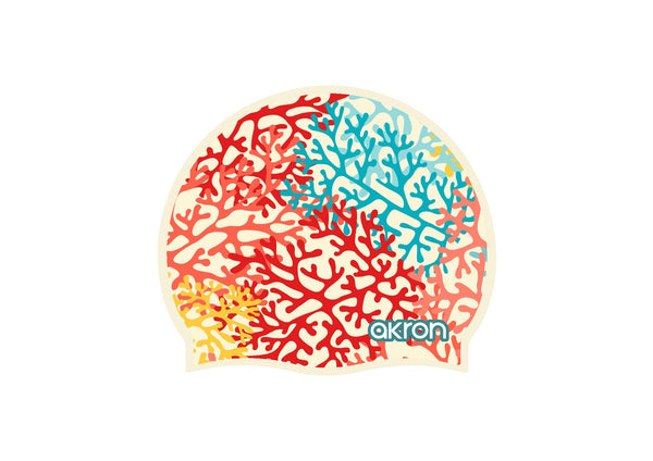 CUFFIA PISCINA AKRON SILICONE SWIM CAP CUFFIE NUOTO CAP CROG