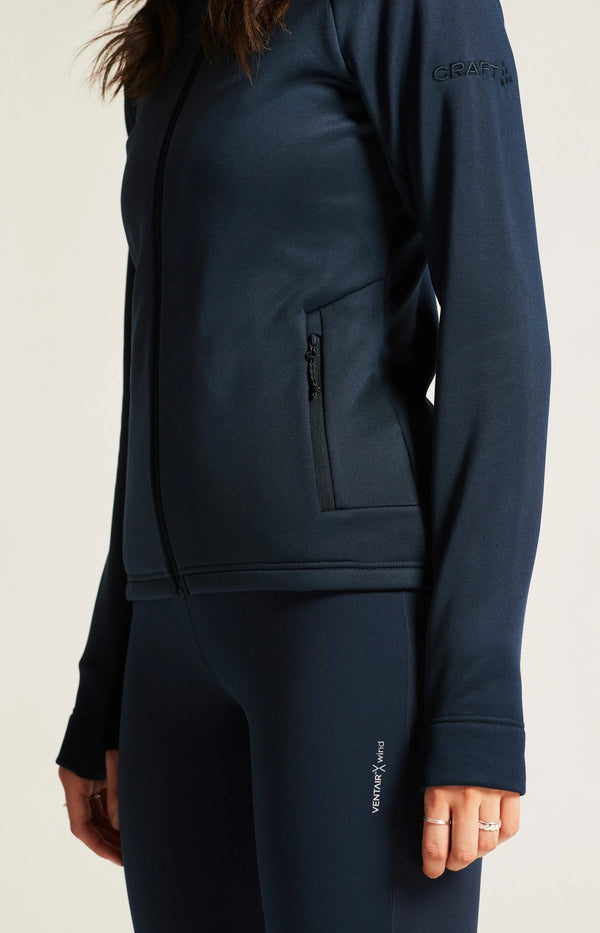 MAGLIA TERMICA CRAFT ADV EXPLORE POWER FLEECE DONNA BLACK
