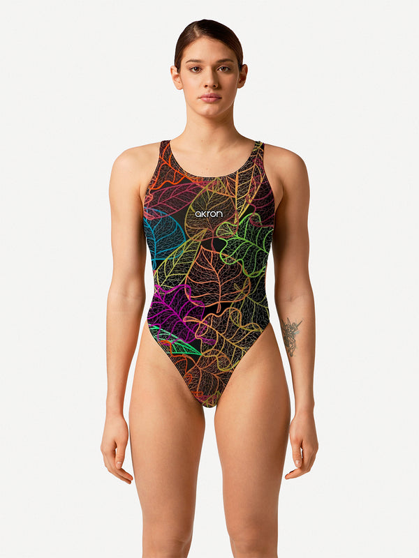 COSTUME DONNA AKRON ITALIA NUOTO PISCINA CAMERA WOMAN