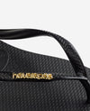 INFRADITO HAVAIANAS DONNA MARE PISCINA NUOTO SLIM LOGO NERA ORO