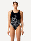 COSTUME DONNA AKRON ITALIA NUOTO PISCINA SAVE THE GIAPPO WOMAN