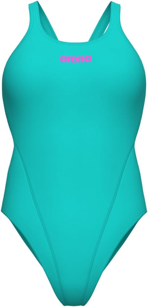 COSTUME ARENA DONNA INTERO PISCINA SOLID NUOTO TURCHESE