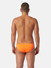 COSTUME AKRON ITALIA UOMO SLIP NUOTO PISCINA BICOLOR GRIGIO ARANCIO