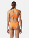 COSTUME DONNA AKRON ITALIA NUOTO PISCINA BICOLOR GRIGIO