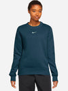 NIKE WOMEN'S BLACK SWEATSHIRT CREW NECK WOMAN SPORTWEAR TRACKSUIT 