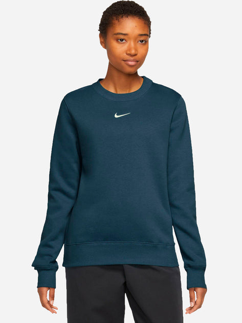 NIKE DAMEN SWEATSHIRT RUNDHALSAUSSCHNITT DAMEN SPORTWEAR TRAININGSANZUG SCHWARZ 