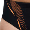 COSTUME ARENA UOMO SLIP NUOTO PISCINA NERO ARANCIO BRIEF