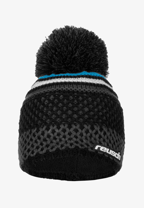 BERRETTO REUSCH ELLIE BEANIE CON PON PON NERO