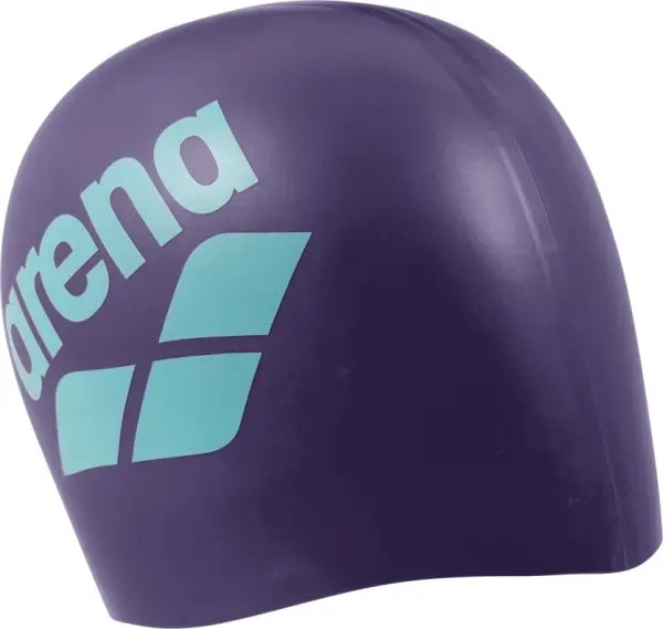 CUFFIA PISCINA ARENA BIG LOGO NUOTO SILICONE SWIM CAP CUFFIE VIOLA