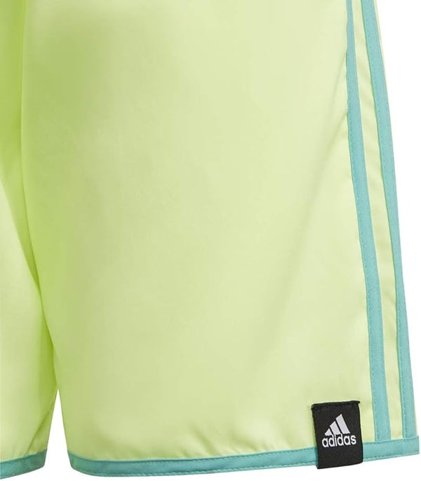 BOXER MARE BAMBINO ADIDAS COSTUME BIMBO JUNIOR NUOTO PISCINA GIALLO