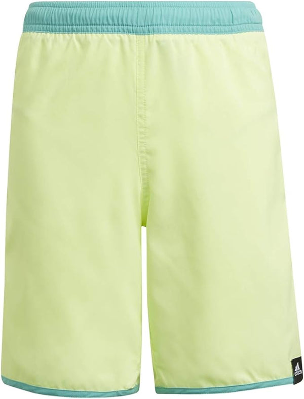 BOXER MARE BAMBINO ADIDAS COSTUME BIMBO JUNIOR NUOTO PISCINA GIALLO