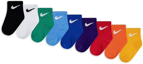 CALZE NIKE BIMBA BIMBO SET CALZINI UNISEX COLORATI 9 PZ