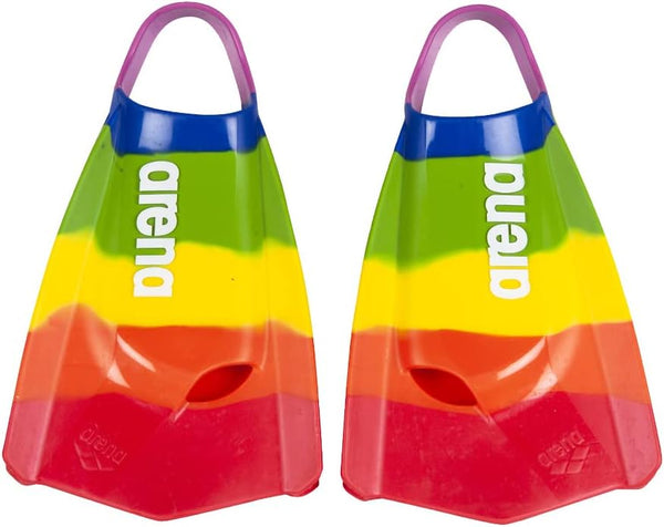 PINNE ARENA POWERFIN PRO 2 SWIM PINNETTE PISCINA NUOTO PINNATO PRIDE MULTICOLOR