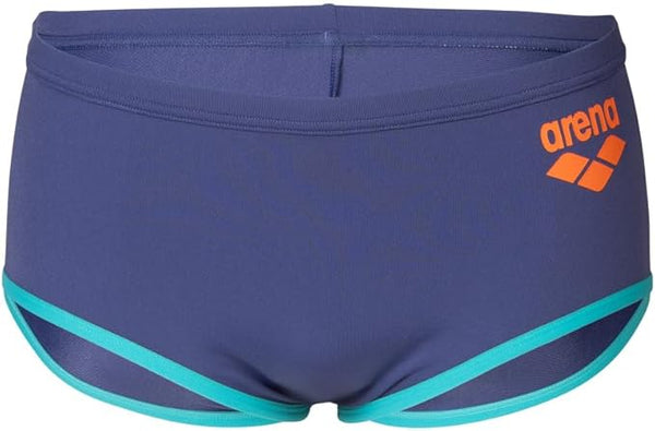 COSTUME ARENA UOMO ALTO NUOTO PISCINA SWIM BRIEFS BIG LOGO TRUNK BLU