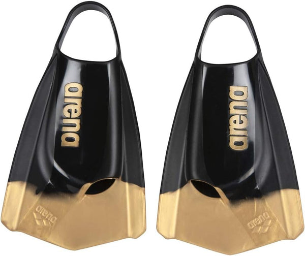 PINNE ARENA POWERFIN PRO 2 SWIM PINNETTE PISCINA NUOTO PINNATO BLACK GOLD