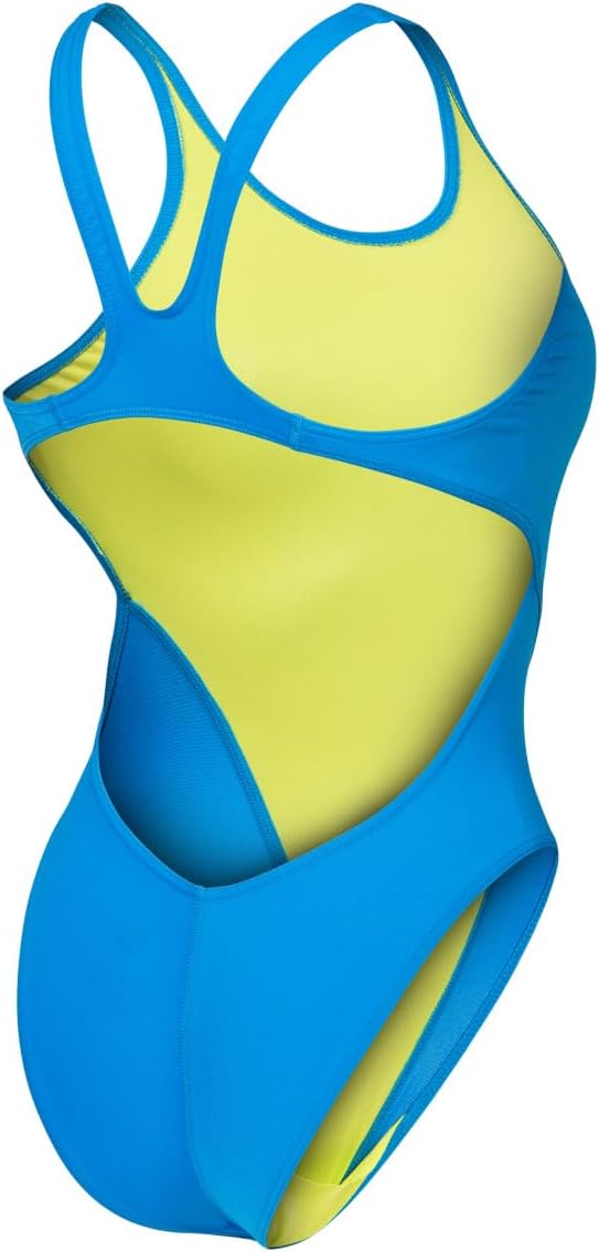 COSTUME ARENA DONNA INTERO PISCINA SOLID NUOTO BLU RIVER