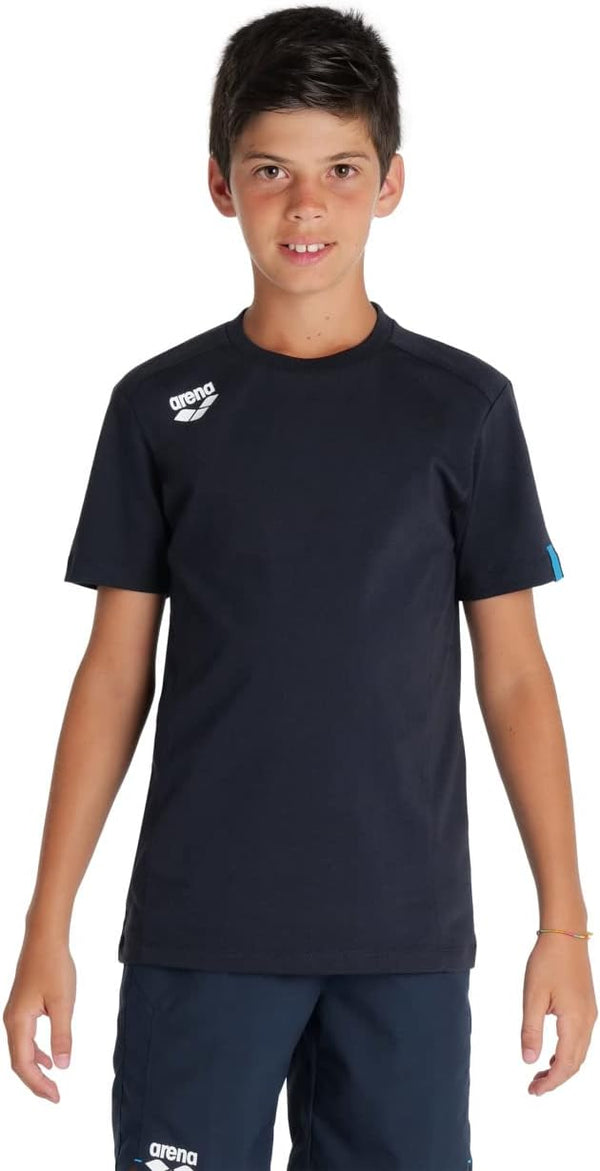 T-SHIRT MAGLIA BIMBO BIMBA ARENA ITALIA BAMBINO JUNIOR BLUE NAVY