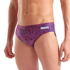 COSTUME ARENA UOMO SLIP NUOTO PISCINA BRIEF DREAMING LINE SWIM RED SNAKE
