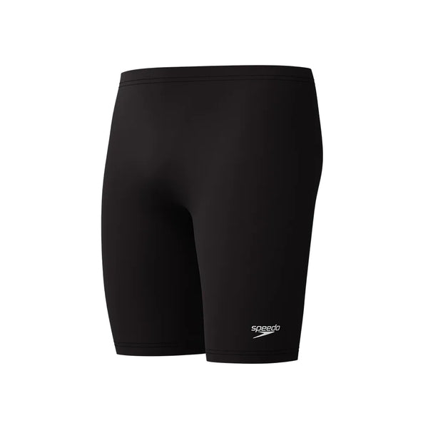 COSTUME SPEEDO UOMO ALTO PARIGAMBA NUOTO PISCINA ENDURANCE+ LOGO JAMMER BLACK