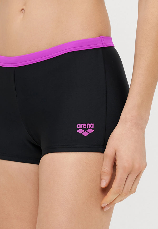 COSTUME BIKINI ARENA 2 PEZZI A FASCIA DONNA PISCINA NUOTO PROPOSAL NERO VIOLA