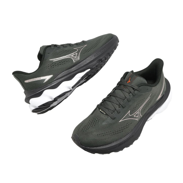 MIZUNO WAVE SERENE 3 GTX SCARPE RUNNING RUN NERO GORETEX NERA BLACK