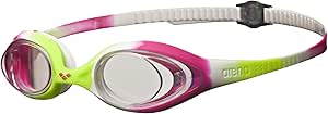OCCHIALINI ARENA SPIDER JR PISCINA OCCHIALI BAMBINI NUOTO SWIM LIME FUCHSIA