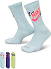 CALZE NIKE TRIPLA CUSHIONED SOCKS CALZA SPORT 3 PAIA COLORATE JUST DO IT