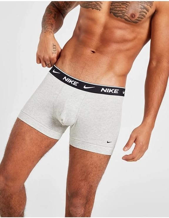 BOXER MUTANDE TRUNK NIKE PRO SHORT MAN UOMO ADERENTE BIANCO/GRIGIO/NERO x3