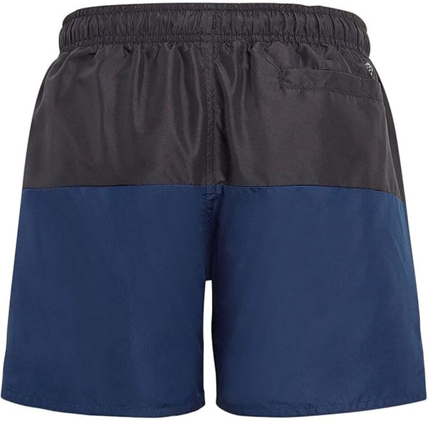 BOXER MARE BAMBINO ADIDAS COSTUME BIMBO JUNIOR NUOTO PISCINA BLACK BLUE NAVY