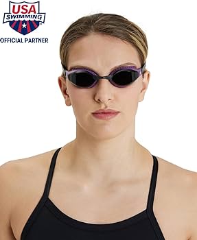 OCCHIALINI PISCINA ARENA AIR SPEED GARA NUOTO SWIM VIOLA NERO