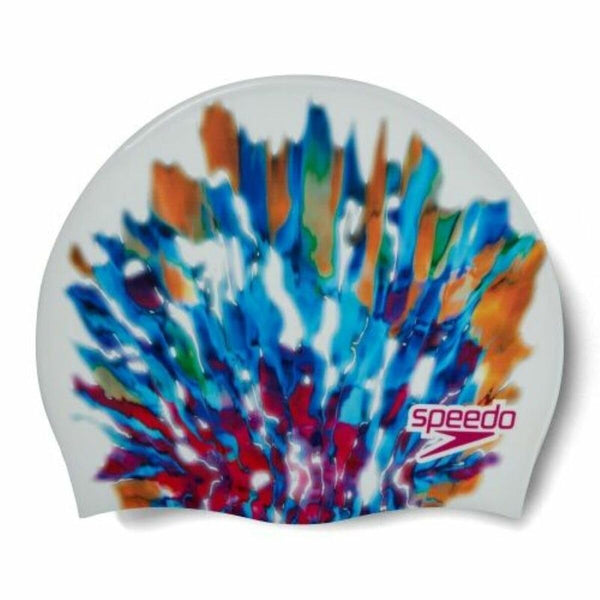 CUFFIA NUOTO SPEEDO PISCINA IN SILICONE DIGITAL PRINTED CAP FIREFLOW