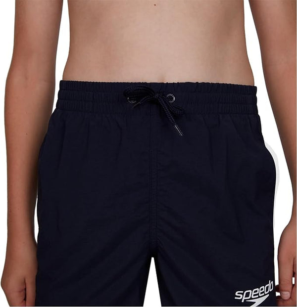 BOXER MARE BAMBINO SPEEDO COSTUME BIMBO ESSENTIALS NUOTO PISCINA BLUE NAVY