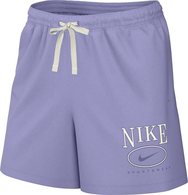 SHORTS NIKE WOMAN PANTALONCINO COTONE DONNA LILLA