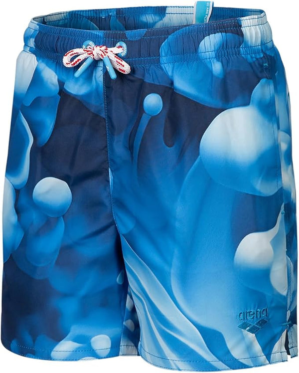 ARENA BOXER BIMBO BAGNO MARE BAMBINO JUNIOR PRINTS BEACH SHORT BLUE MULTI