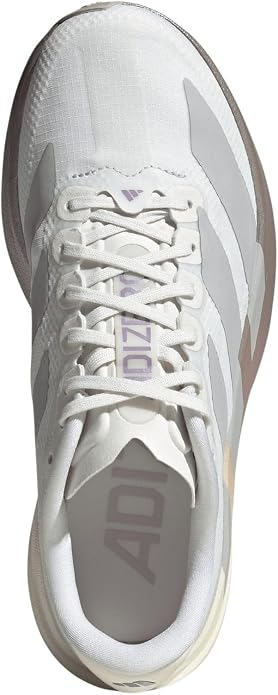 SCARPE RUNNING ADIZERO EVO SL WOVEN W CORSA ADIDAS DONNA FITNESS WHITE