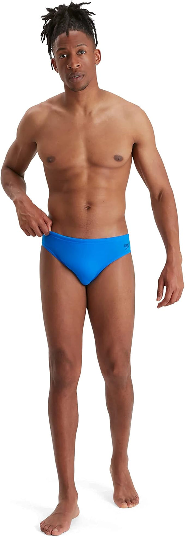 COSTUME SPEEDO ENDURANCE + UOMO SLIP NUOTO PISCINA AZZURRO