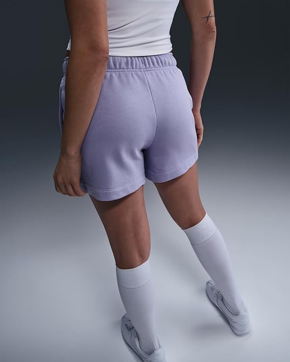 SHORTS NIKE WOMAN PANTALONCINO COTONE DONNA LILLA