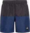 BOXER MARE BAMBINO ADIDAS COSTUME BIMBO JUNIOR NUOTO PISCINA BLACK BLUE NAVY