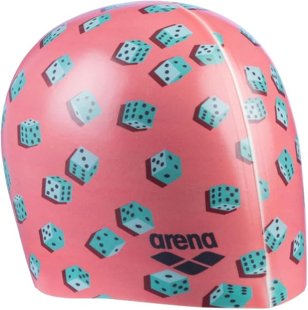 CUFFIA ARENA PISCINA SILICONE SWIM CAP CUFFIE NUOTO DADI DICES