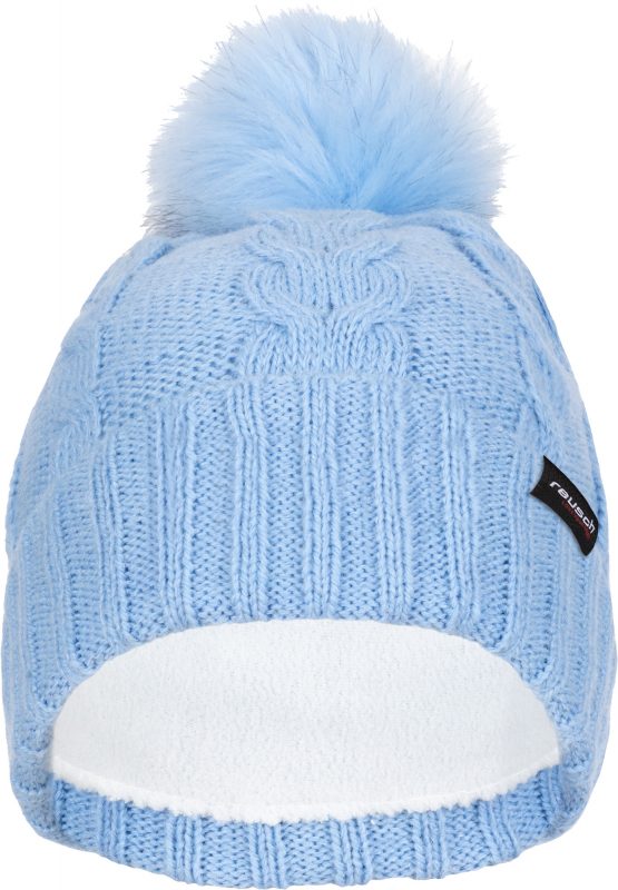 BERRETTO REUSCH COLE BEANIE CON PON PON AZZURRO